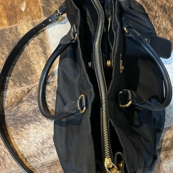 Prada Black Nylon Bauletto Handbag - Picture 6 of 13